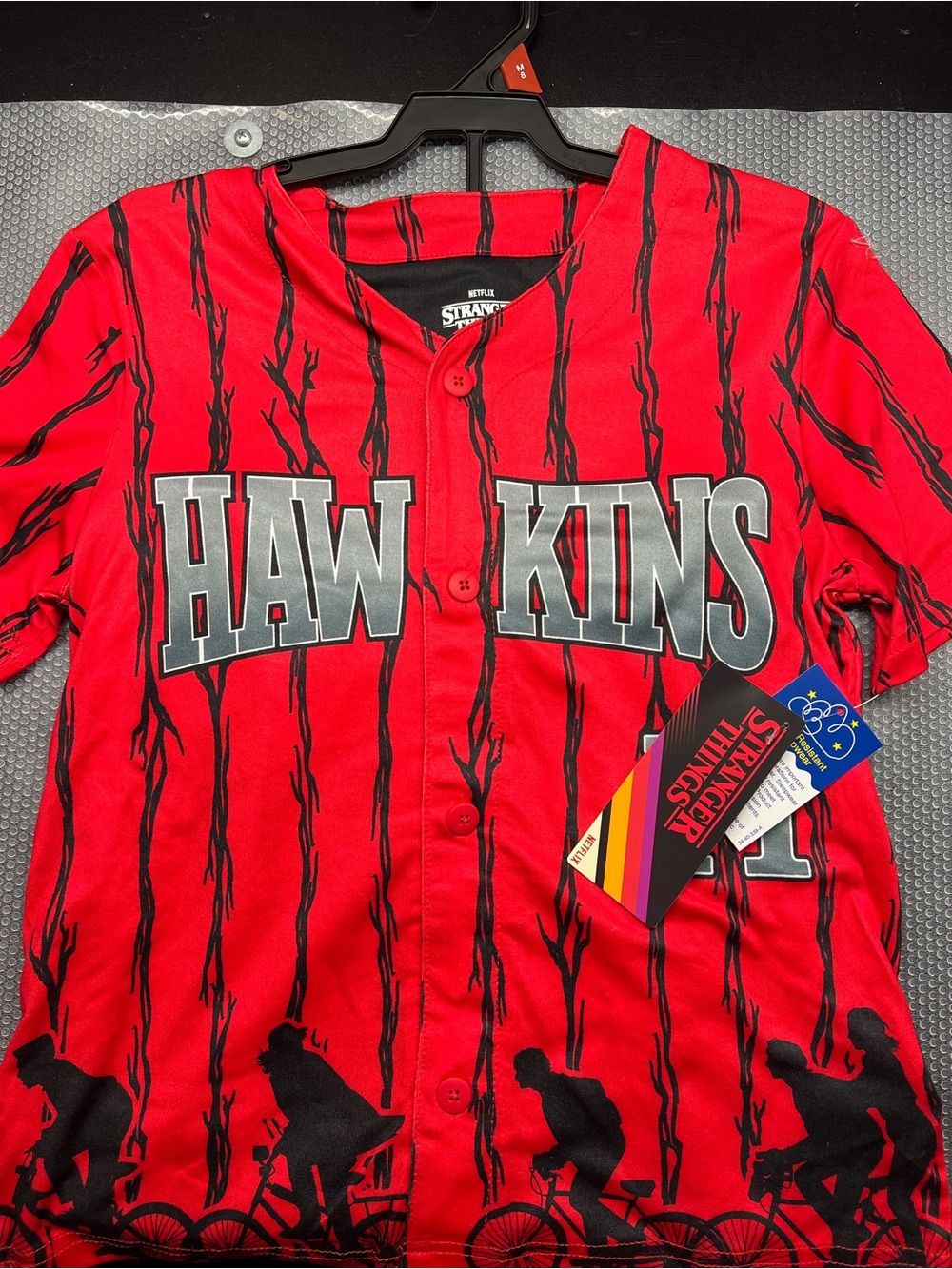 Netflix Red Hawkins Stranger Things Sleepwear 2 pieces-Sz 8